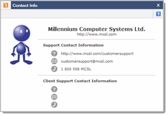 Contact information Contact information