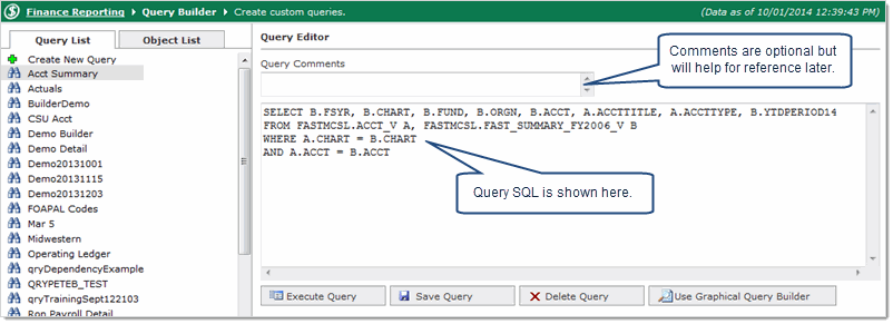 Query Editor